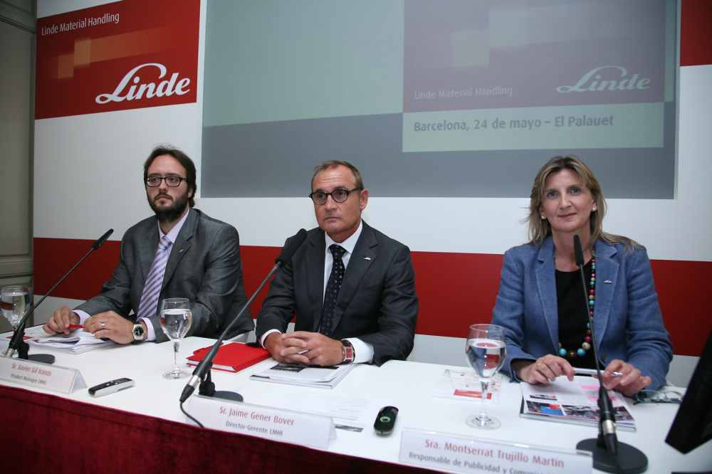 Xavier Iranzo, Product Manager, Jaime Gener Bover, Director-Geral Iberico, e Montserrat Trujillo, Responsável Comunicacão