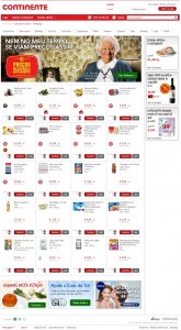 Homepage Nova Loja Continente Online