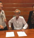 Cherry Wong (da YGA e da Bringbuys), Ricardo Wallis (CEO da Buyin.pt) e Mafalda Neves (também da Buyin.pt)