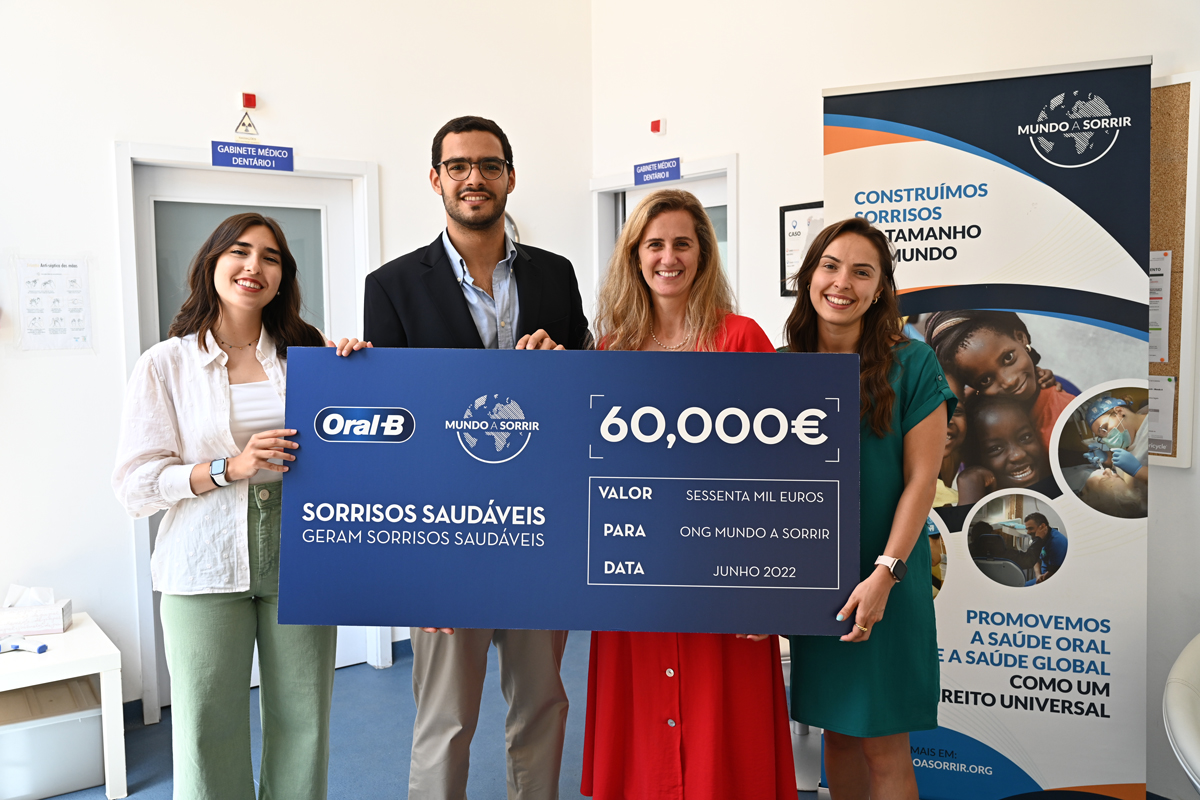 Oral-B doa 60.000€ para apoiar a Mundo A Sorrir