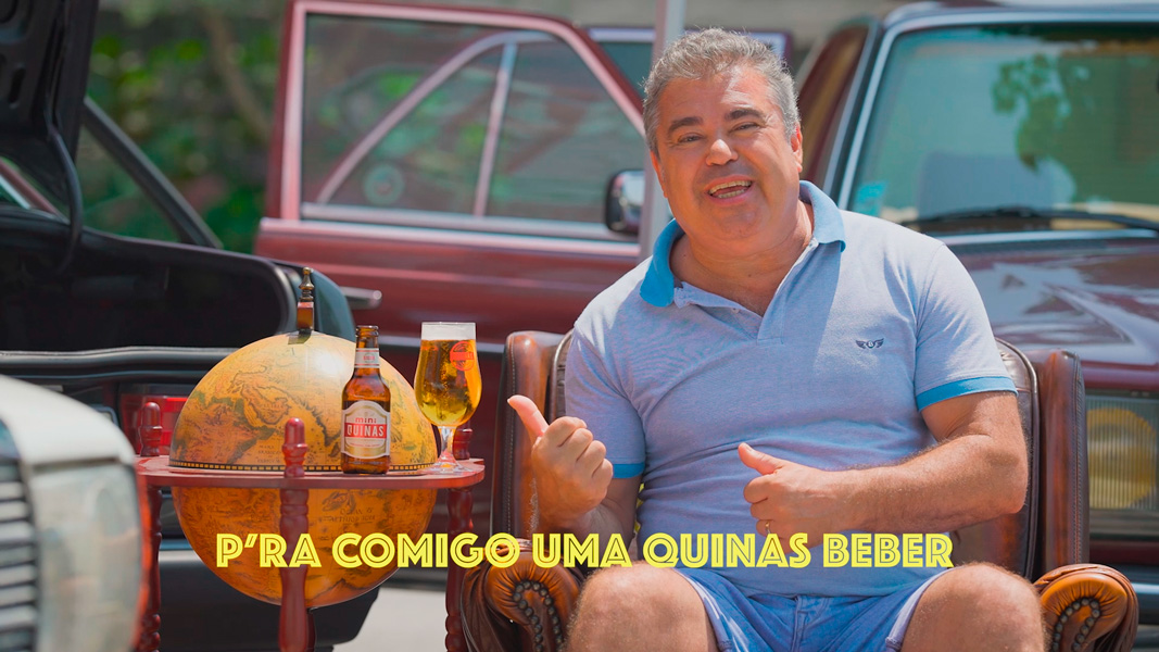 Toy canta "Põe a Cerveja Quinas a gelar” em nova campanha da marca  portuguesa - Hipersuper - Hipersuper