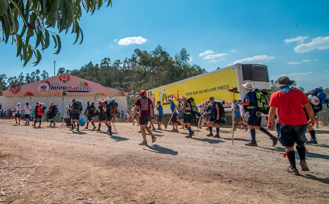 Intermarché forneceu cerca de 70 toneladas de alimentos frescos ao Acampamento Nacional de Escutistas