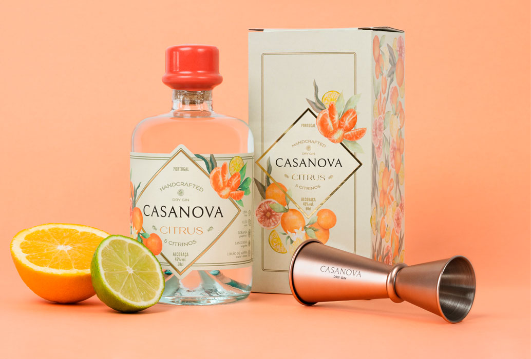 Casanova lança gin de fruta feia em parceria com a Too Good To Go
