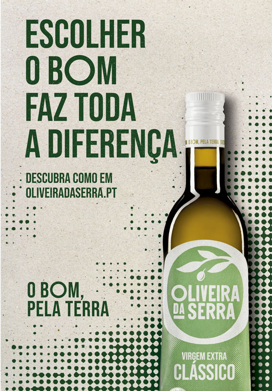 Oliveira da Serra acaba de lançar uma nova campanha publicitária cuja assinatura é “Escolher o Bom faz toda a diferença”. Com esta comunicação, que estará a decorrer até ao dia 23 de abril, a marca pretende dar continuidade ao seu posicionamento e mote “O Bom, pela Terra”. Tendo partido de um posicionamento assente no pilar da sustentabilidade ambiental, no qual a marca mostrou as suas boas práticas ambientais, esta campanha pretende agora evidenciar um outro pilar, o da sustentabilidade social.