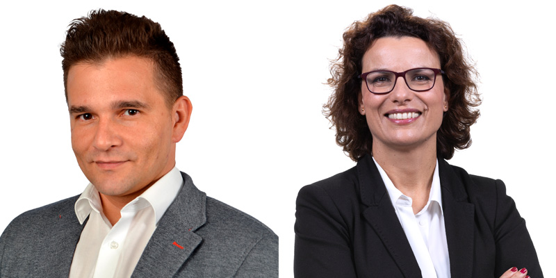 Daniel da Silva, managing director category management da ALDI Portugal, e Filipa Rebelo Pinto, diretora de produto da Auchan Portugal