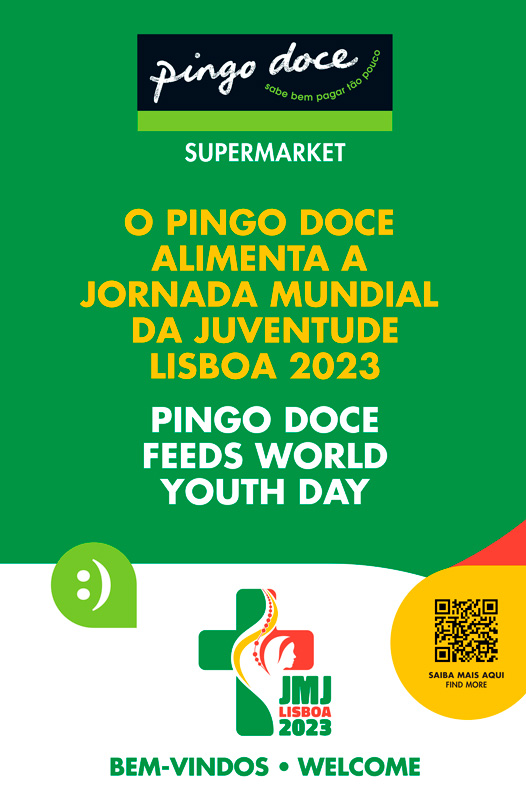 Pingo Doce, Parceiro Fundador da Alimentação e o maior apoiante da Jornada Mundial da Juventude (JMJ) Lisboa 2023 