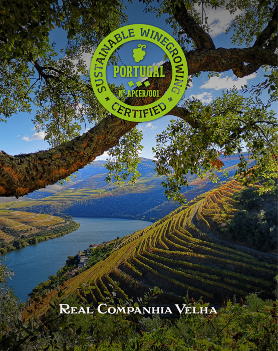 Real Companhia Velha certificada pelo Sustainable Winegrowing Portugal
