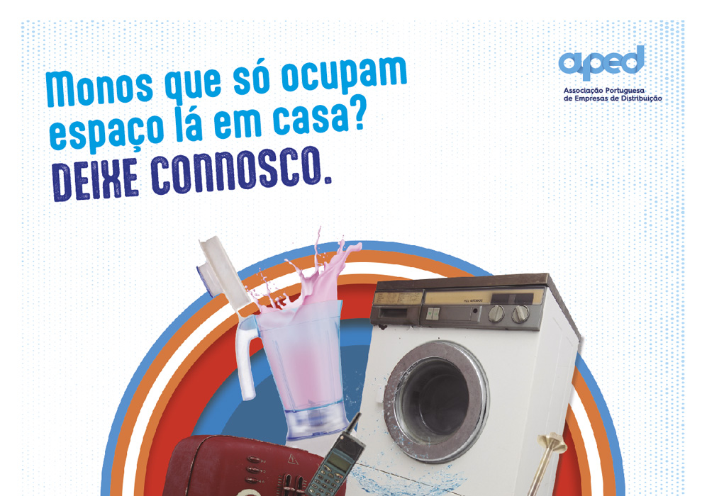 campanha de sensibilização para a recolha de resíduos elétricos e eletrónicos APED